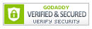 GoDady Verified Security badge